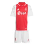 Kit Infantil Ajax Titular I Home Vermelha/Branca 2024/25 Unissex
