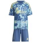 Kit Infantil Ajax Azul Away II 2024/25 Unissex