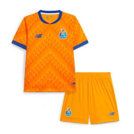 Kit Infantil FC Porto Laranja Away II 2024/25 Unissex