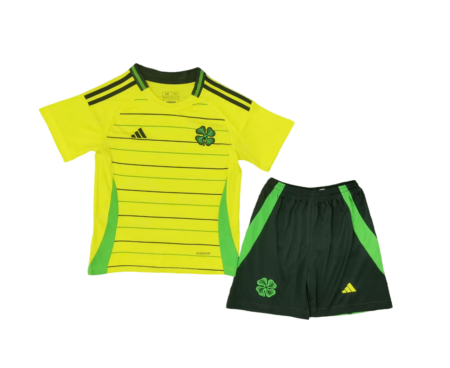 Kit Infantil Reserva Celtic FC Amarela II 2024/25 Unissex