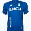 Camisa Real Oviedo Titular Azul I 2024/25 Masculina