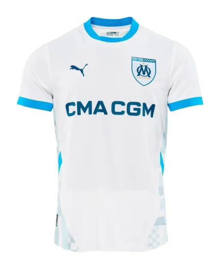 Camisa Olympique de Marseille Titular Branca I 2024/25 Masculina