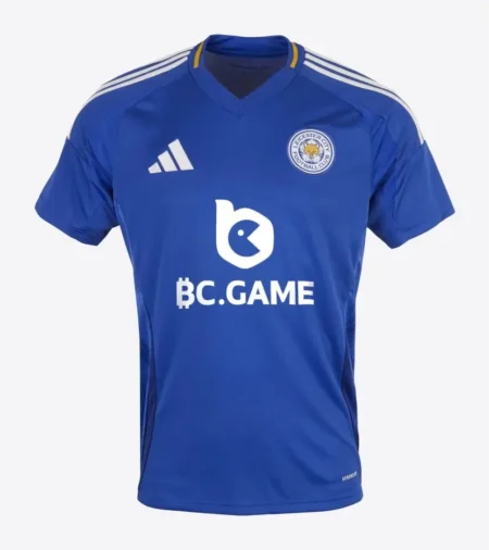 Camisa Titular Leicester City Azul I 2024/25 Masculina