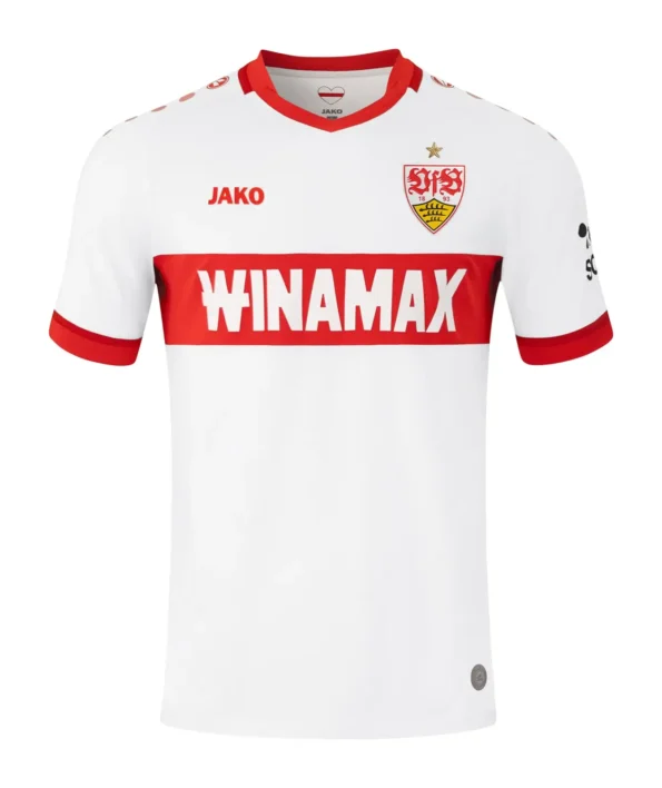 Camisa VfB Stuttgart Titular Branca 2024/25 Masculina