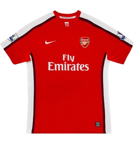 Camisa Titular Arsenal Branca I 2008/09 Masculina
