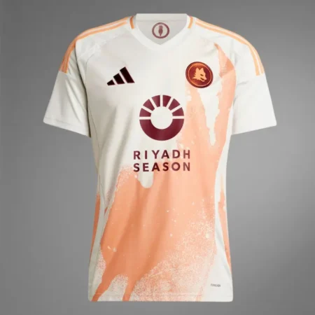 Camisa Reservs Roma Branca/Laranja II 2024/25 Masculina