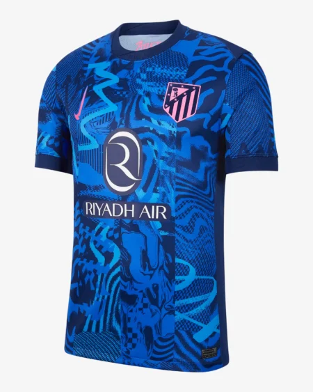 Camisa Atlético de Madrid Azul Third III 2024/25 Masculina