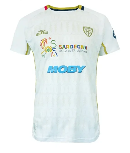 Camisa Cagliari Branca Away II 2024/25 Masculina