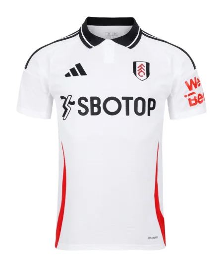 Camisa Fulham Titular Branca I 2024/25 Masculina