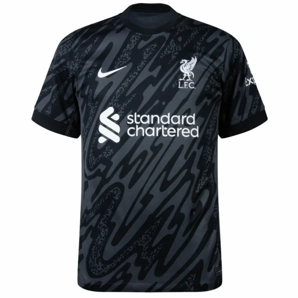 Camisa Goleiro Liverpool Preta A.Becker 1 2024/25 Masculina