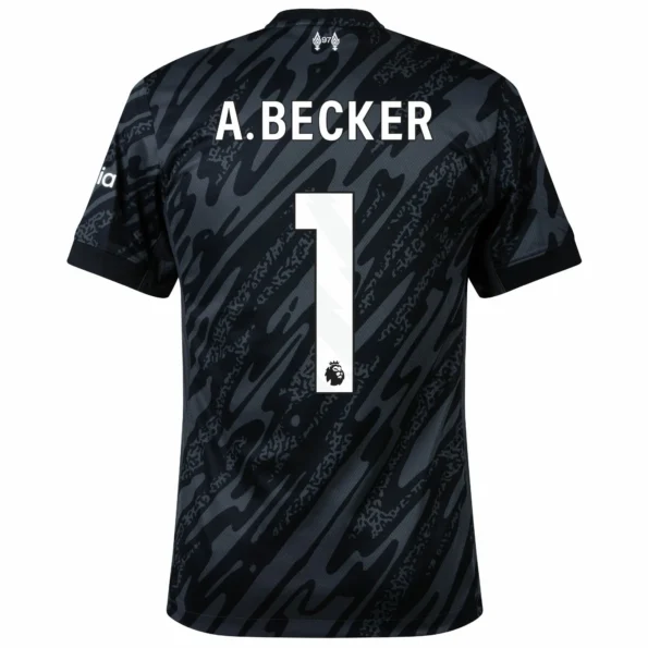 Camisa Goleiro Liverpool Preta A.Becker 1 2024/25 Masculina