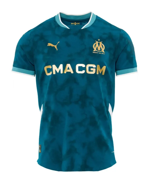 Camisa Olympique de Marseille Away Azul Escuro 2024/25 Masculina