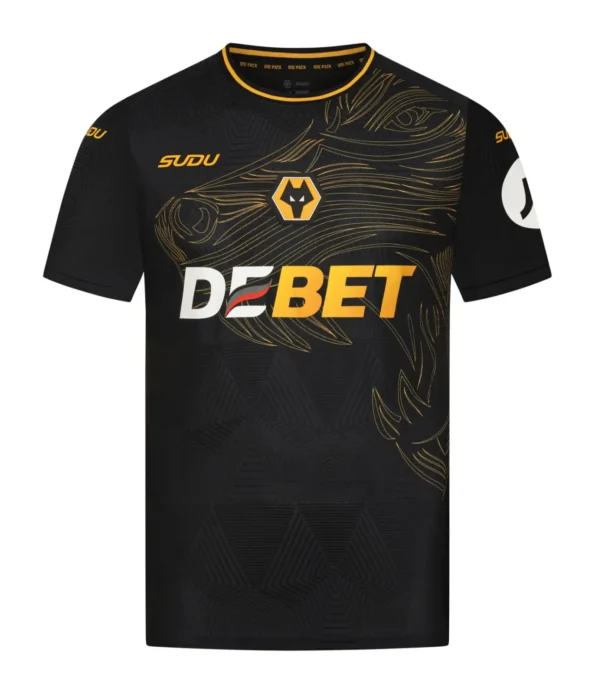 Camisa Reserva Wolverhampton Preta II 2024/25 Masculina