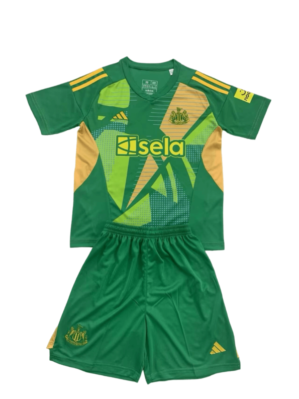 Kit Infantil Newcastle United Goleiro Verde 2024/25 Unissex