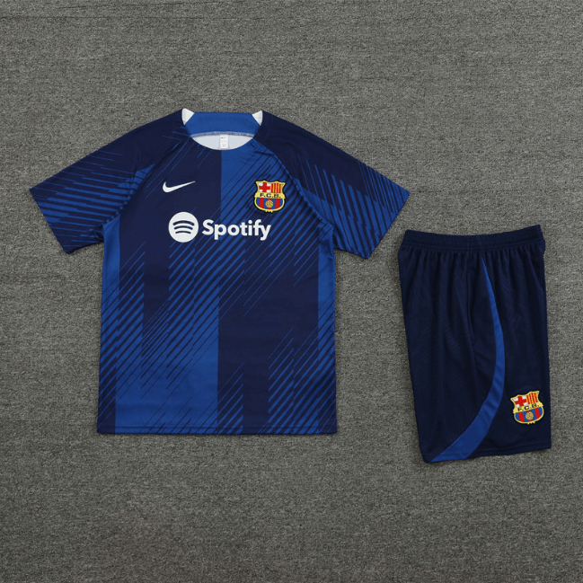 conjunto-de-treino-barcelona-camisa-short-azul-escura-2023-24-loja-malta-esportes (1) Conjunto Barcelona Treino Camisa/Short Azul Escura 2023/24