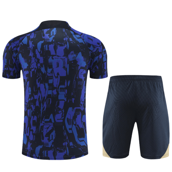 Conjunto Chelsea Treino Camisa/Short Azul Escura 2023/24