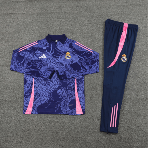 Conjunto de Treino Real Madrid Dragão Azul 2023/24 Jaqueta e Calça