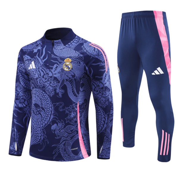 Conjunto de Treino Real Madrid Dragão Azul 2023/24 Jaqueta e Calça