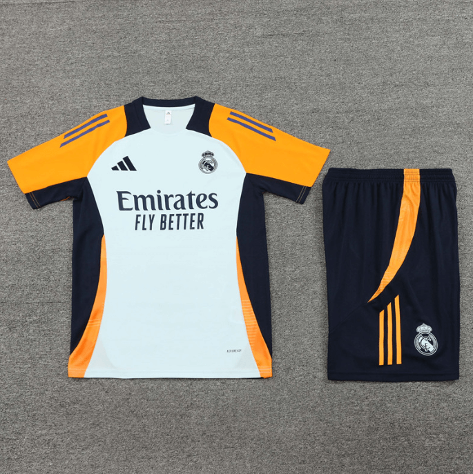 conjunto-treino-real-madrid-laranja-azul-2024-25-bermuda-camisa (1) Conjunto Real Madrid Treino Bermuda e Camisa Laranja/Azul 2024/25