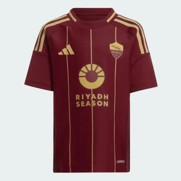 Kit Infantil Roma I Titular Vermelha 2024/25 Unissex