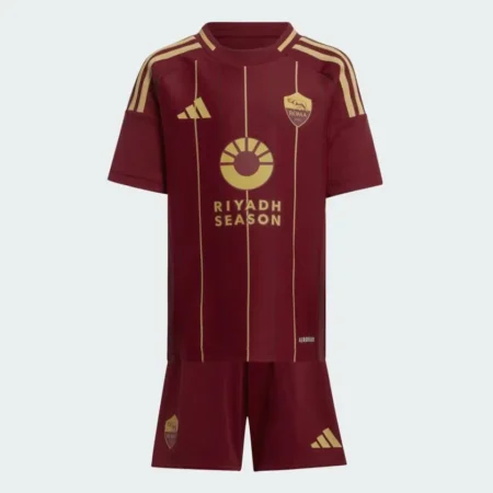 Kit Infantil Roma I Titular Vermelha 2024/25 Unissex