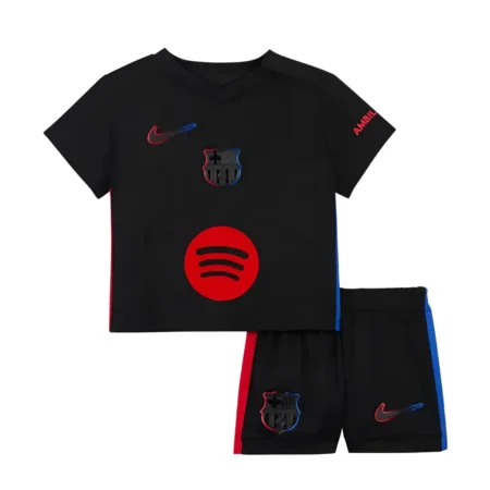 Kit Infantil Barcelona Preta 2024/25 Unissex