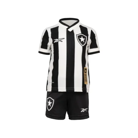 Kit Infantil Reserva  Botafogo Preta 2024/25 Unissex