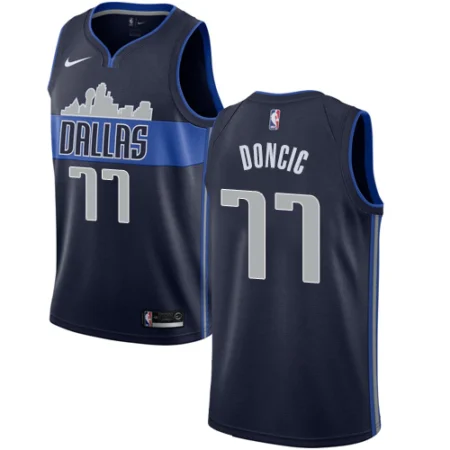 Regata NBA Dallas Mavericks Azul Escura Doncic #77