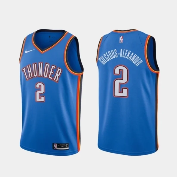 Regata NBA Oklahoma City Thunder Azul Gilgeous-Alexander #2