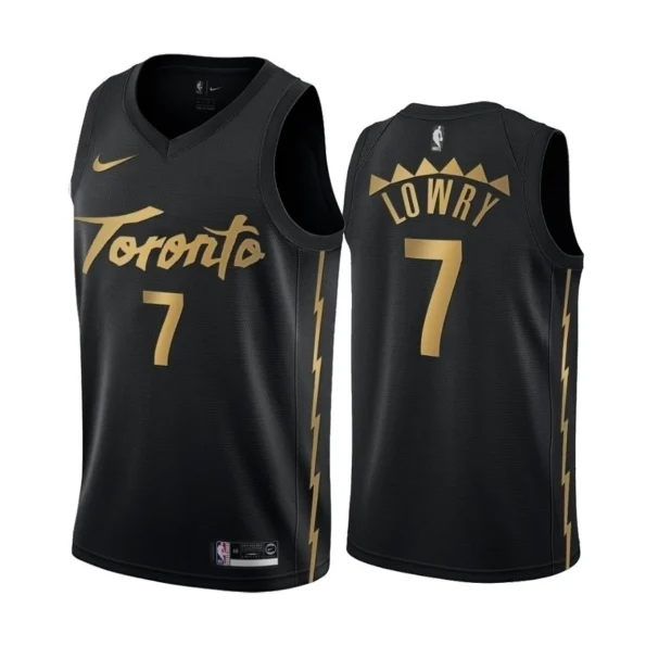 Regata NBA Toronto Raptors Edition Preta Lowry #7