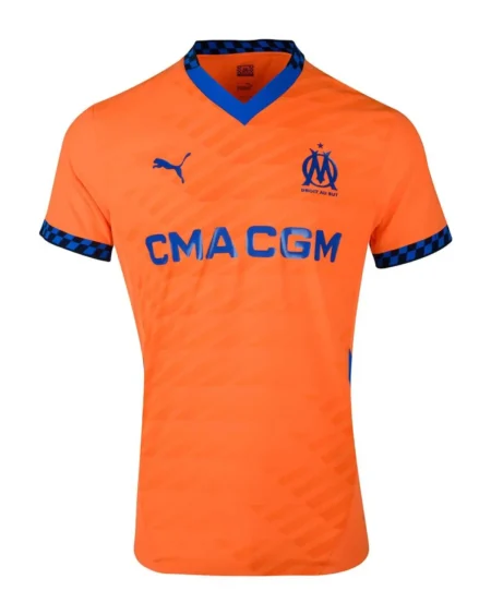 Terceira Camisa Olympique de Marseille Laranja III 2024/25 Masculina