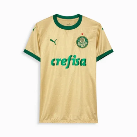 Terceira Camisa do Palmeiras Dourada Third III 2024/25 Feminina