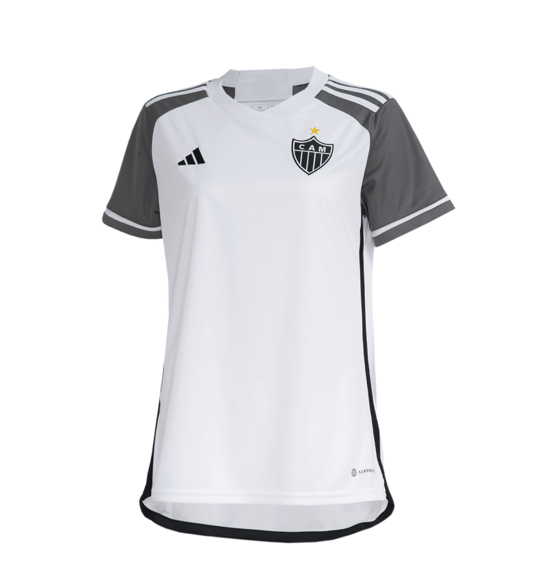 Nova Camisa Atlético Mineiro 2 Branca 2023/24 Feminina Nova Camisa Atlético Mineiro 2 Branca 2023/24 Feminina