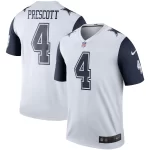 Camisa Nike Color Rush Legend Player do Dallas Cowboys Dak Prescott – Branco