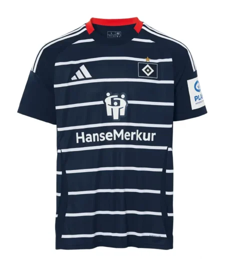 Camisa Reserva Hamburger SV Preta II 2024/25 Masculina