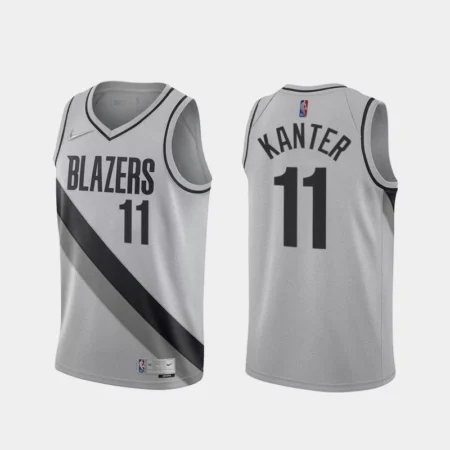 Regata NBA Swingman Portland Trail Blazers 20-21 Cinza Kanter #11
