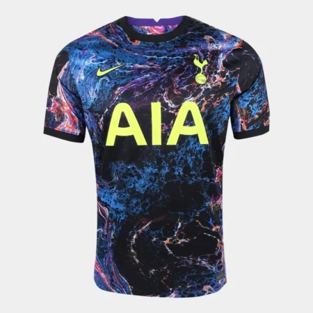 Camisa Reserva Tottenham Away Roxo-Azul II 2021-22 Masculina