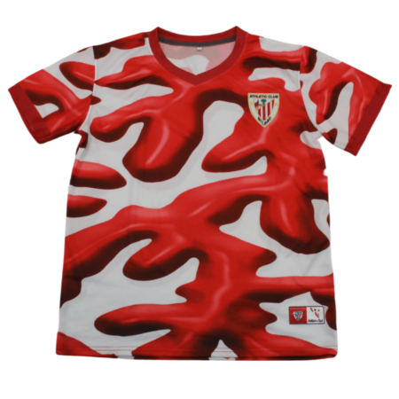 Camisa Athletic Bilbao Edição ketchup Vermelha 2004 Masculina