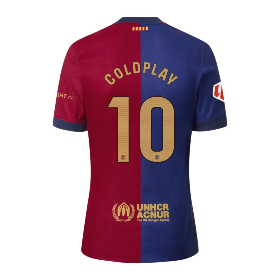 camisa-barcelona-especial-coldplay-grena-home-2024-25-masculina- Camisa Barcelona Especial Coldplay Grená Home 2024/25 Masculina
