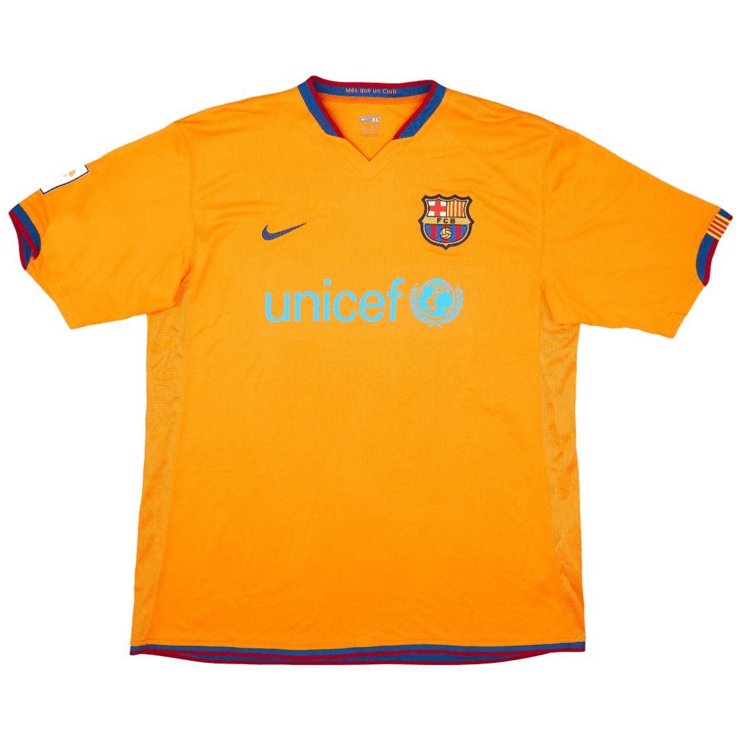 camisa-barcelona-puyol-5-laranja-third-iii-2006-masculina Camisa Barcelona Puyol #5 Laranja Third III 2006 Masculina