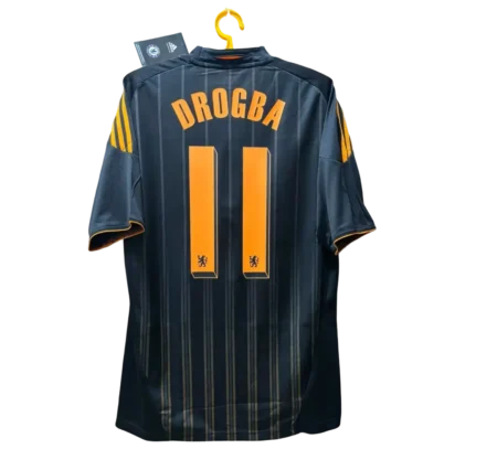 Camisa Chelsea Fc Drogba #11 Preta Away II 2010/11 Masculina