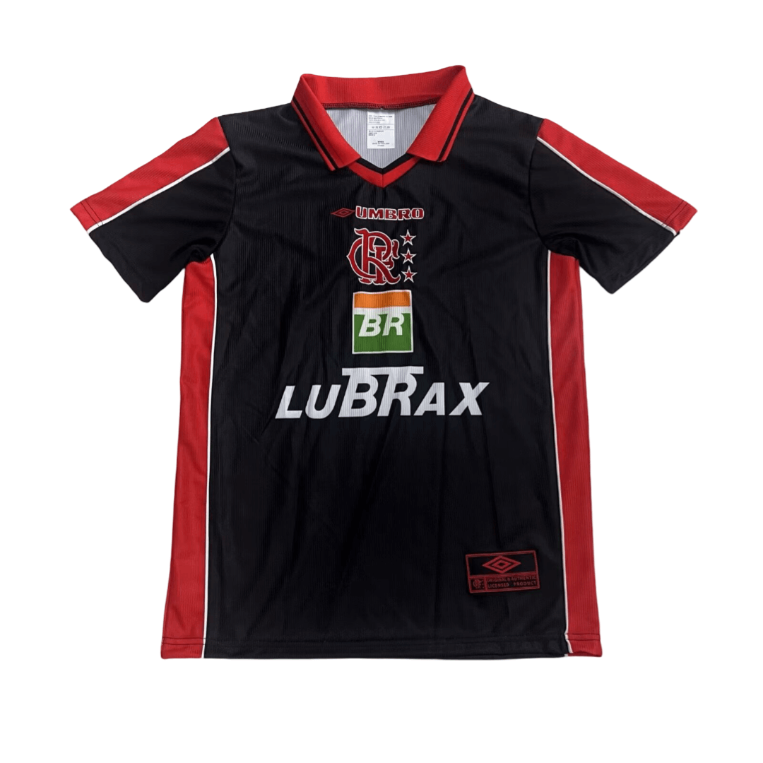 Camisa Flamengo Preta Terceira Lubrax 1999 Masculina Malta esportes