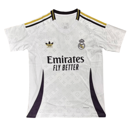 Camisa Real Madrid Branca-Dourada Originals Adidas 2024/25 Masculina