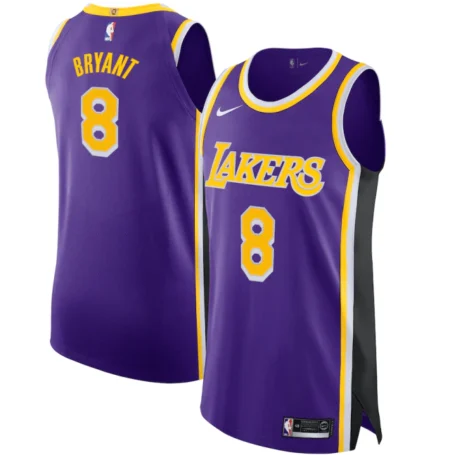 Regata NBA AUTHENTIC Los Angeles Lakers Roxa BRYANT #8