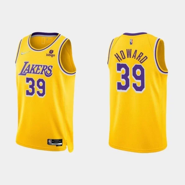 Regata NBA 75ºaniversario  Los Angeles Lakers Amarela 21-22 Howard #39