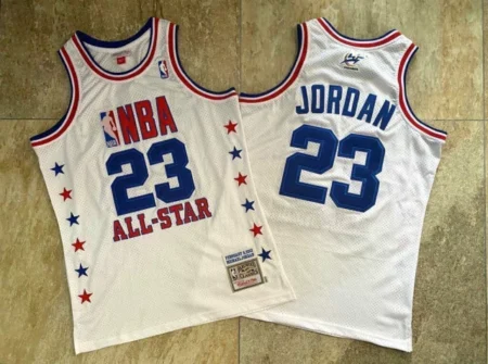 Regata NBA Mitchell & Ness All-Star Game 2003 Branca Jordan #23