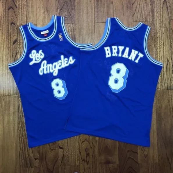 Regata NBA Mitchell & Ness Los Angeles Lakers Hardwood 1996-97 Azul Bryant #8