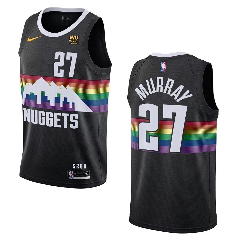 regata-nba-nike-swingman-denver-nuggets-preta-city-murray-27 Regata Swingman NBA Denver Nuggets Preta Murray #27
