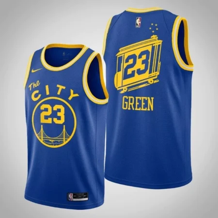 Regata NBA Golden State Warriors Hardwood Classics Azul Green #23
