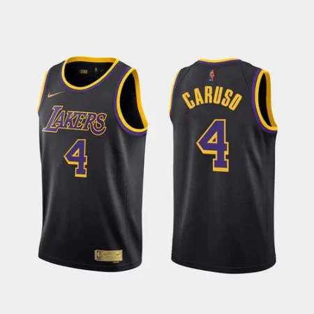 Regata NBA Swingman Los Angeles Lakers Earned 2020/21 Preta Caruso #4